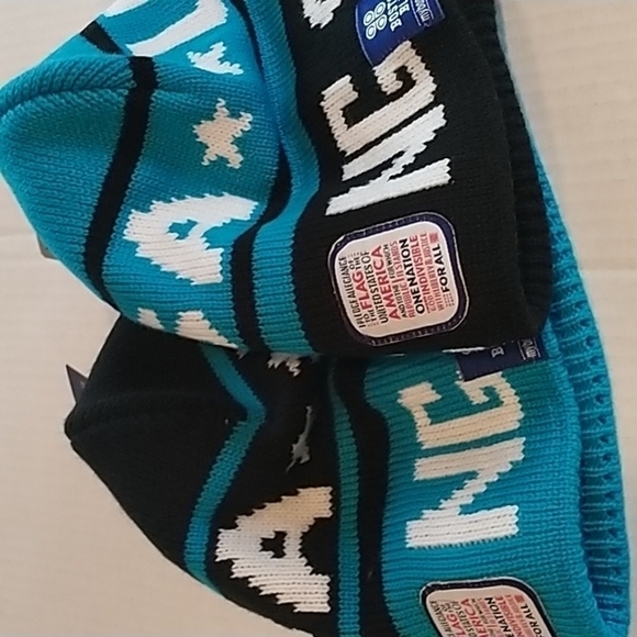 Boston Blue USA STRONG Set of 2 Hats One Size Beanie Cap - Picture 9 of 10